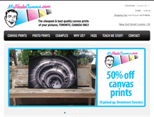 Tablet Screenshot of mrphotocanvas.com